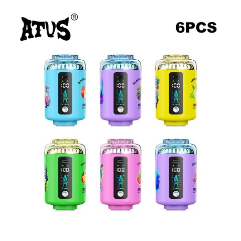 ATVS 100000 Puffs 6 Pack DL DTL Disposable Vape Device