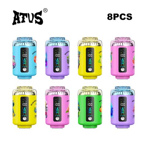 ATVS 100000 Puffs 8 Pack DL DTL Disposable Vape Device