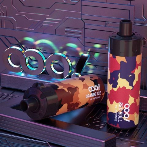 OOO! 12000 Puffs LYCHEE DL/DTL Disposable Vape POD 20ml Rechargeable and Adjustable Airflow